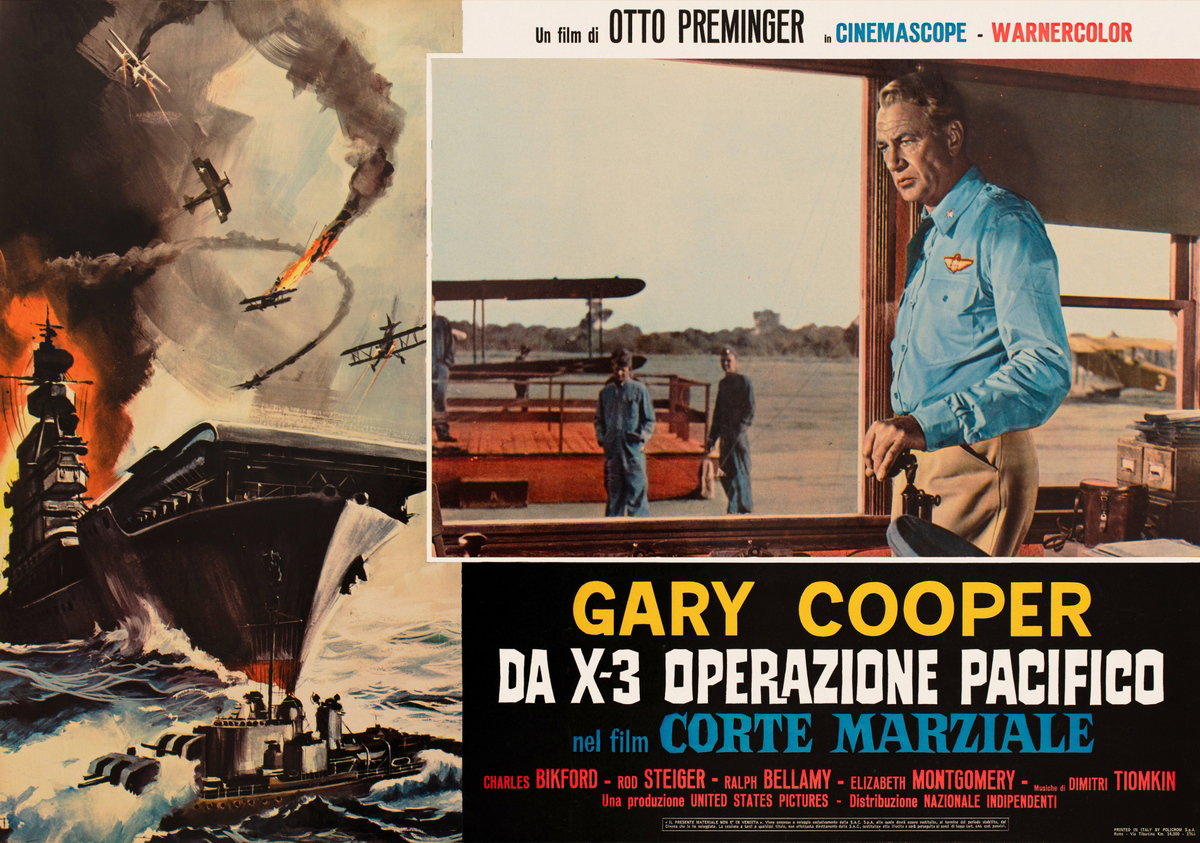 Fotobusta 7 per il film Corte marziale (1955)