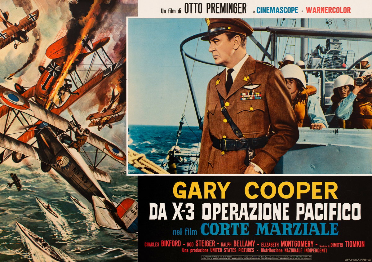 Fotobusta 8 per il film Corte marziale (1955)