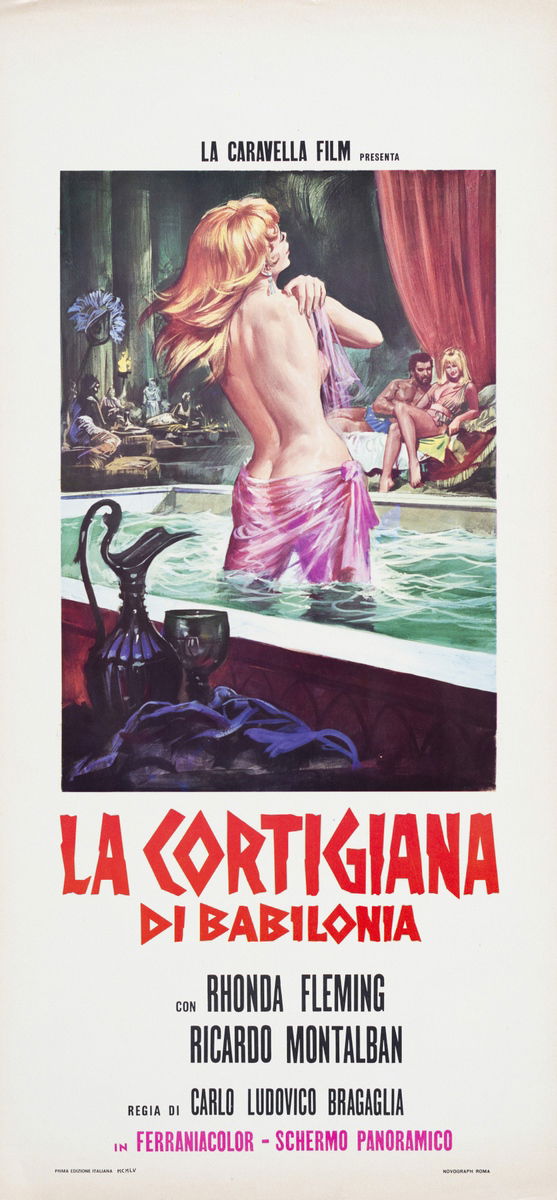 La cortigiana di Babilonia - Locandina 1