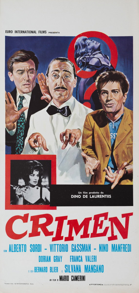 Locandina 2 per il film Crimen (1960)