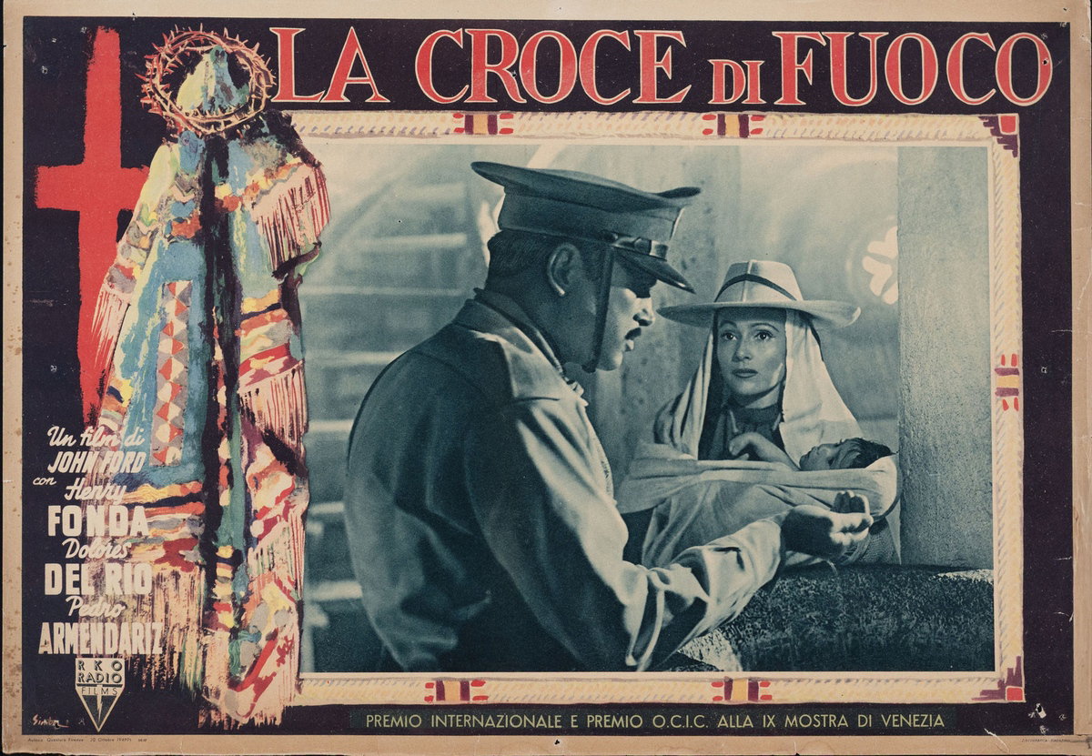 Fotobusta 2 per il film La croce di fuoco (1947)