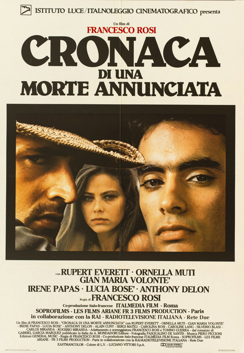 Cronaca di una morte annunciata - Manifesto 1