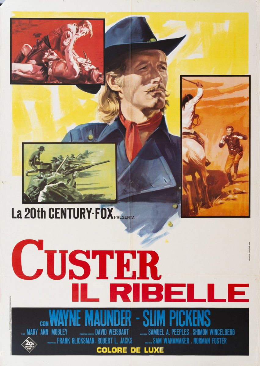Poster 2 for the film The Legend of Custer (1968)