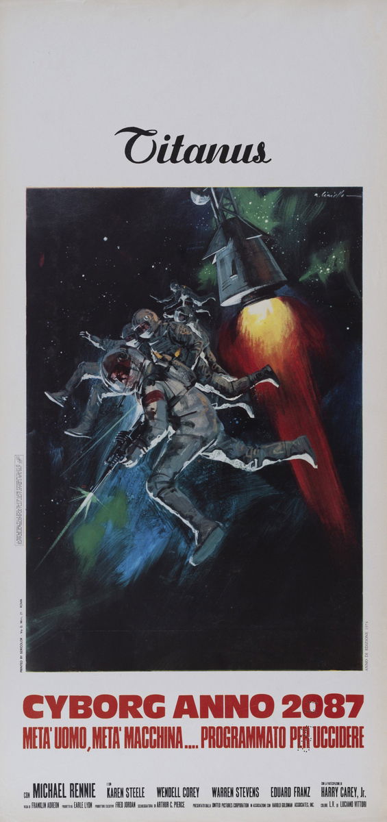 Cyborg anno 2087 - Metà uomo, metà macchina... programmato per uccidere - Locandina 1