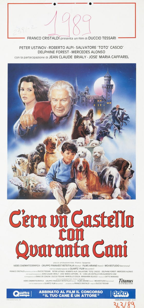 There Was a Castle with Forty Dogs - Lobby Card 1