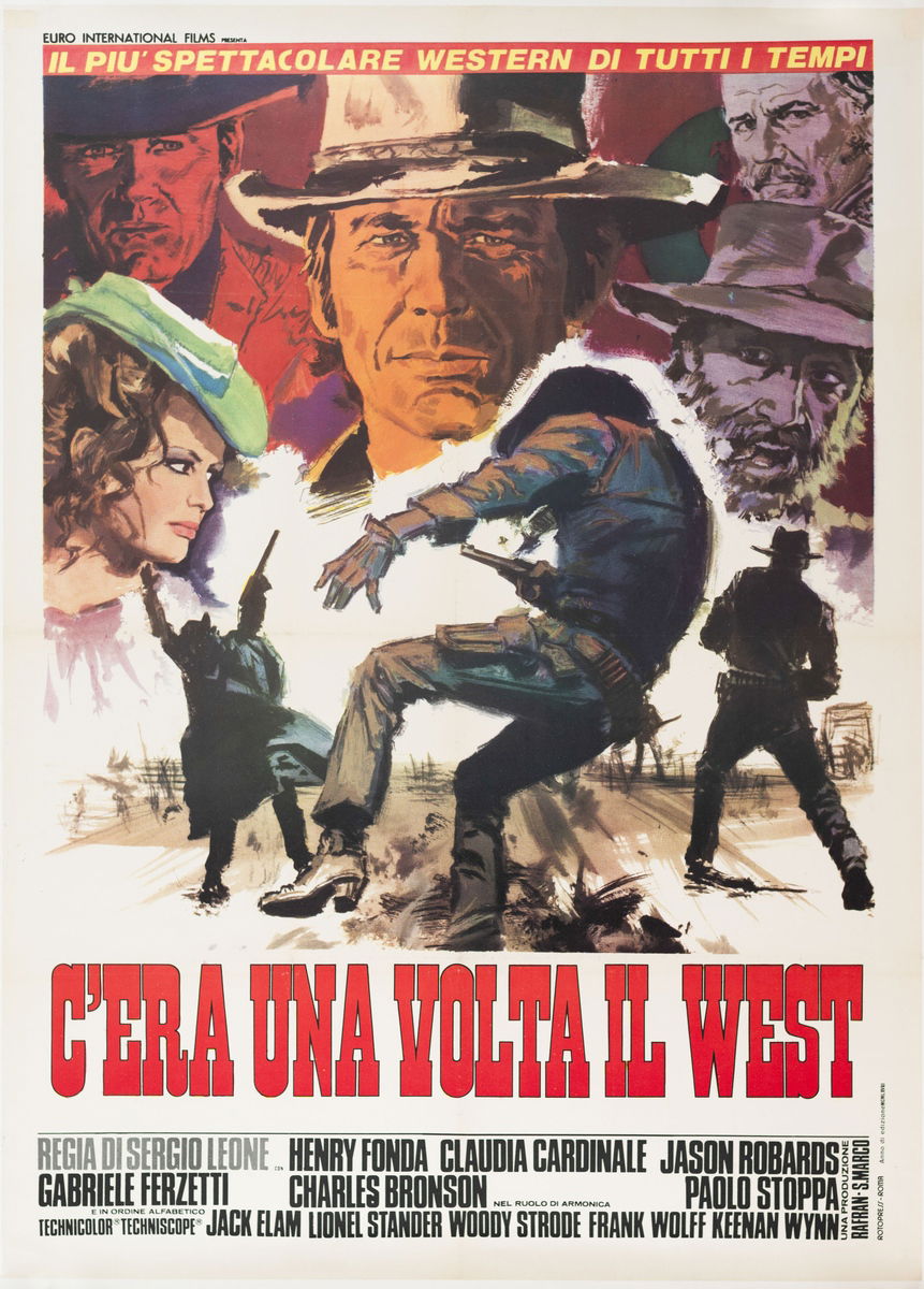 C'era una volta il West - Manifesto 1