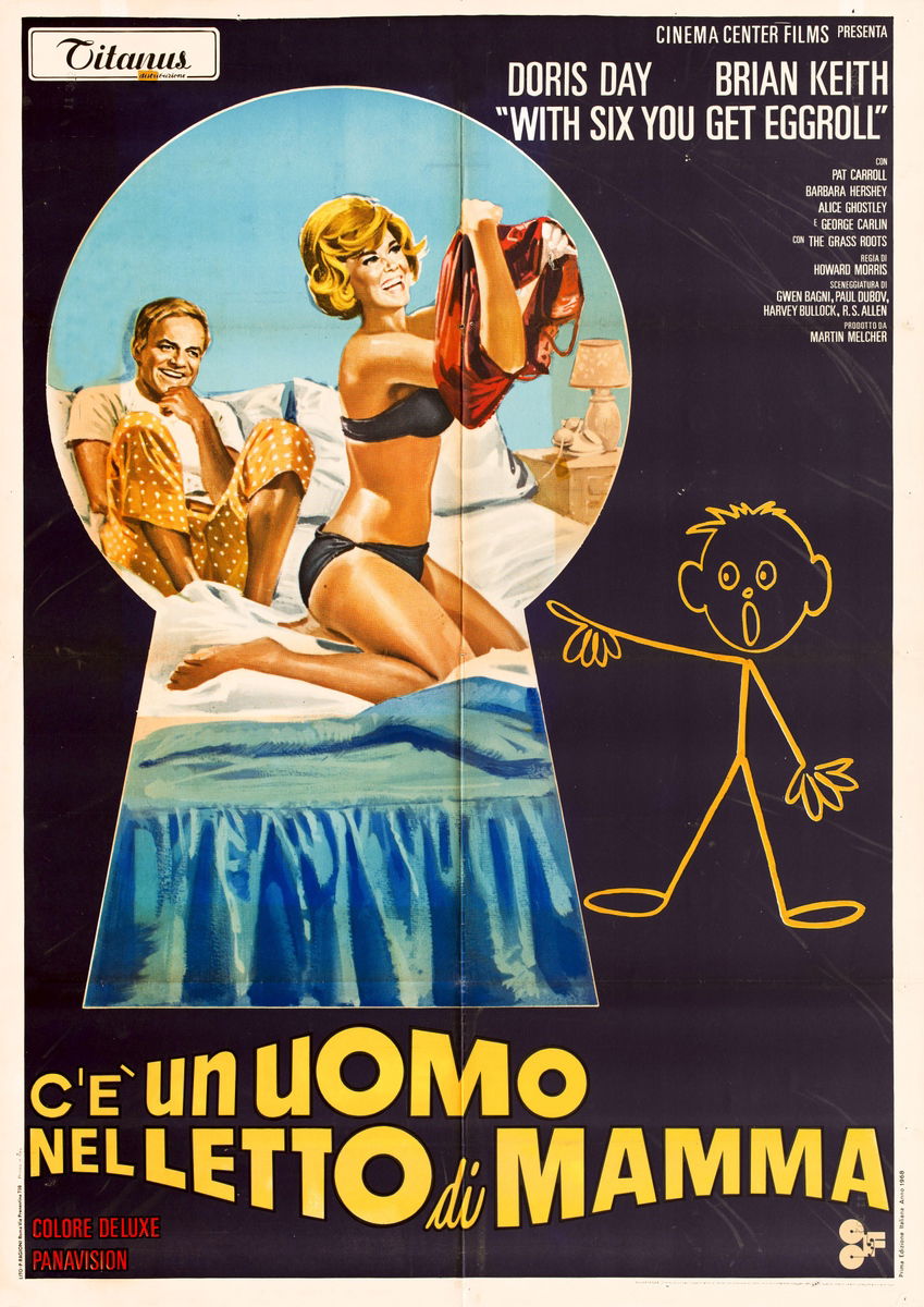 C'è un uomo nel letto di mamma - Manifesto 1