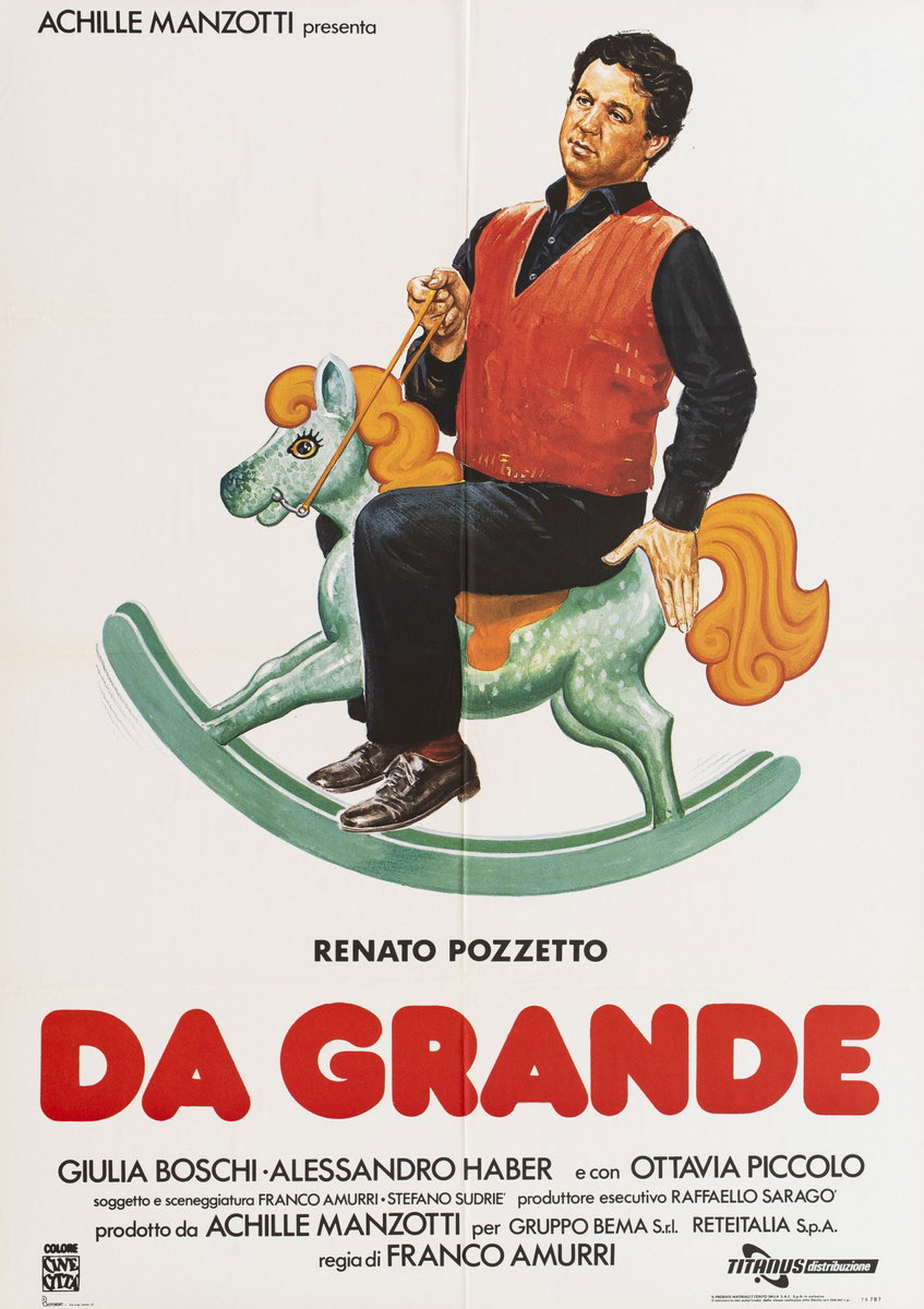 Manifesto 2 per il film Da grande (1987)
