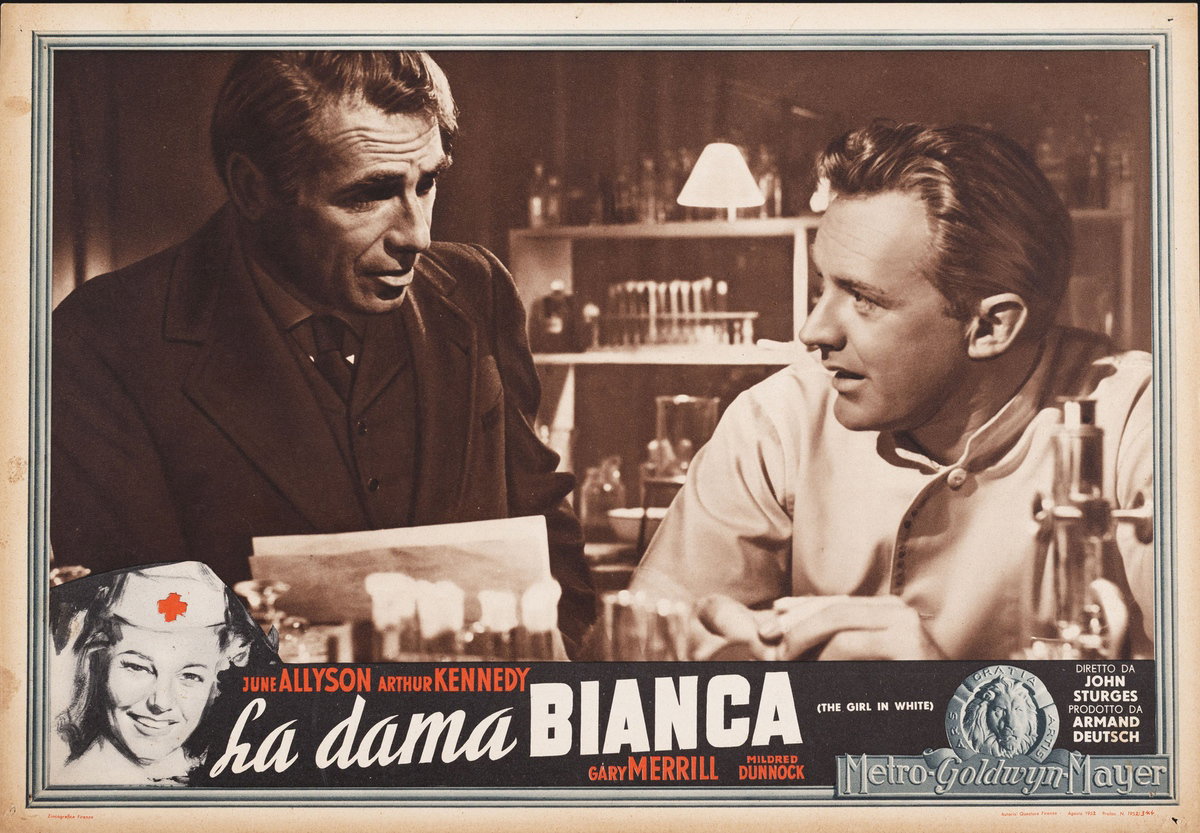 Fotobusta 2 per il film La dama bianca (1952)