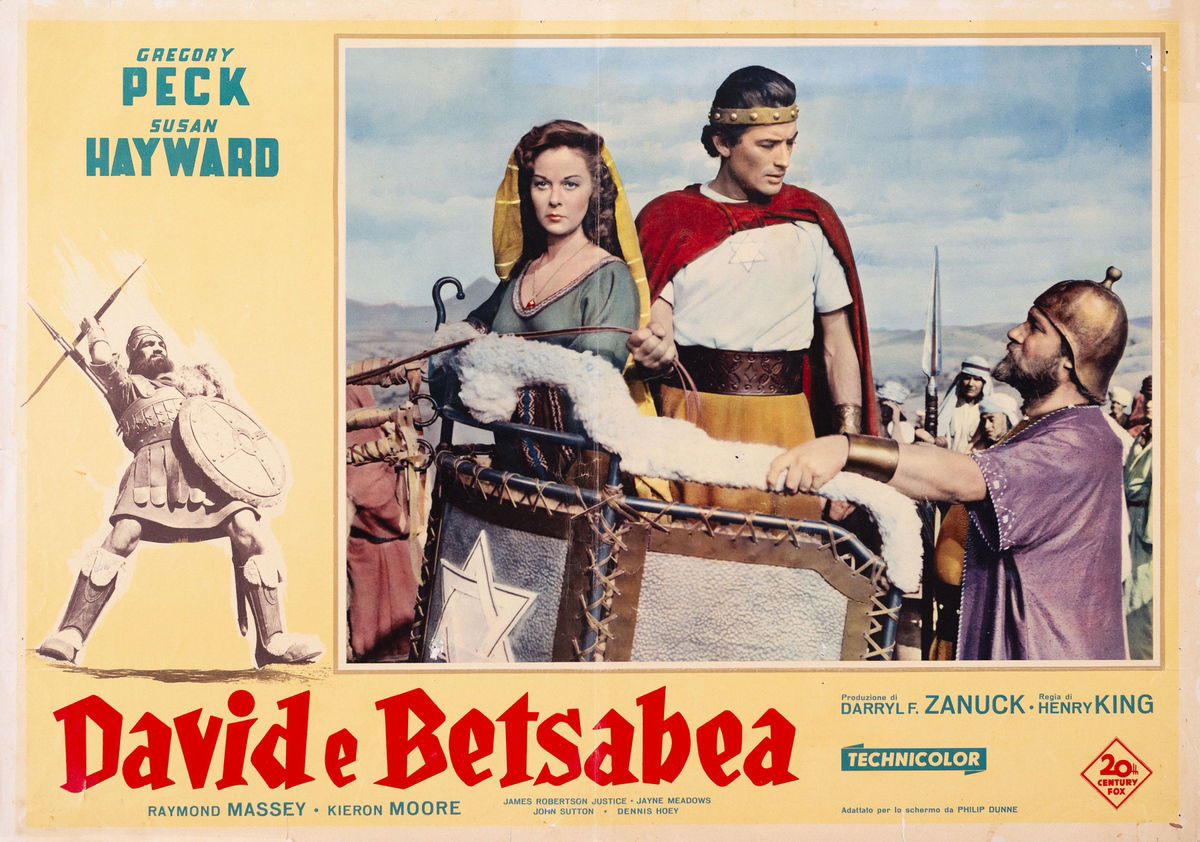 David and Bathsheba - Fotobusta 1