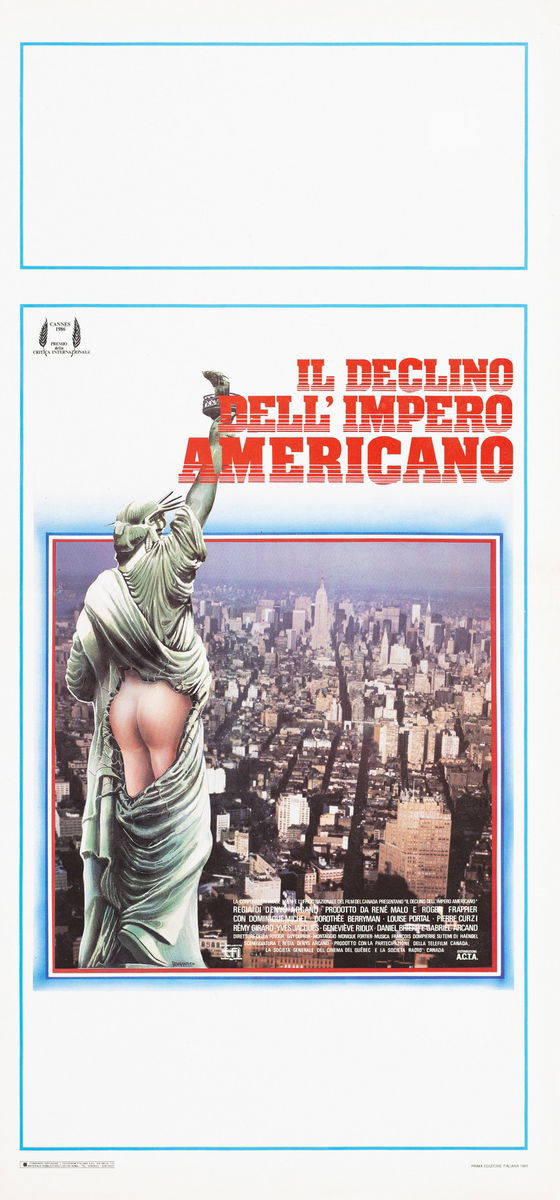 Il declino dell'impero americano - Locandina 1