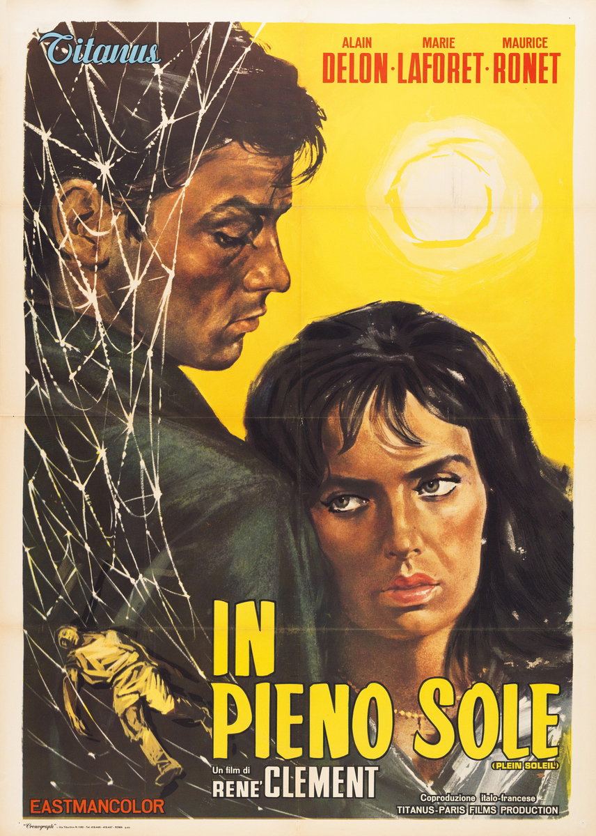 Manifesto 2 per il film Delitto in pieno sole (1960)