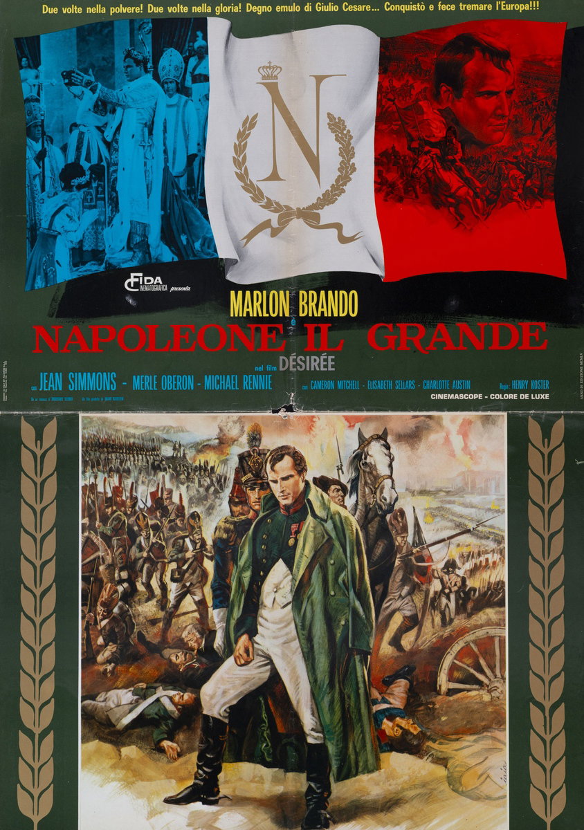 Manifesto 2 per il film Désirée (1954), dipinto da Piero Ermanno Iaia