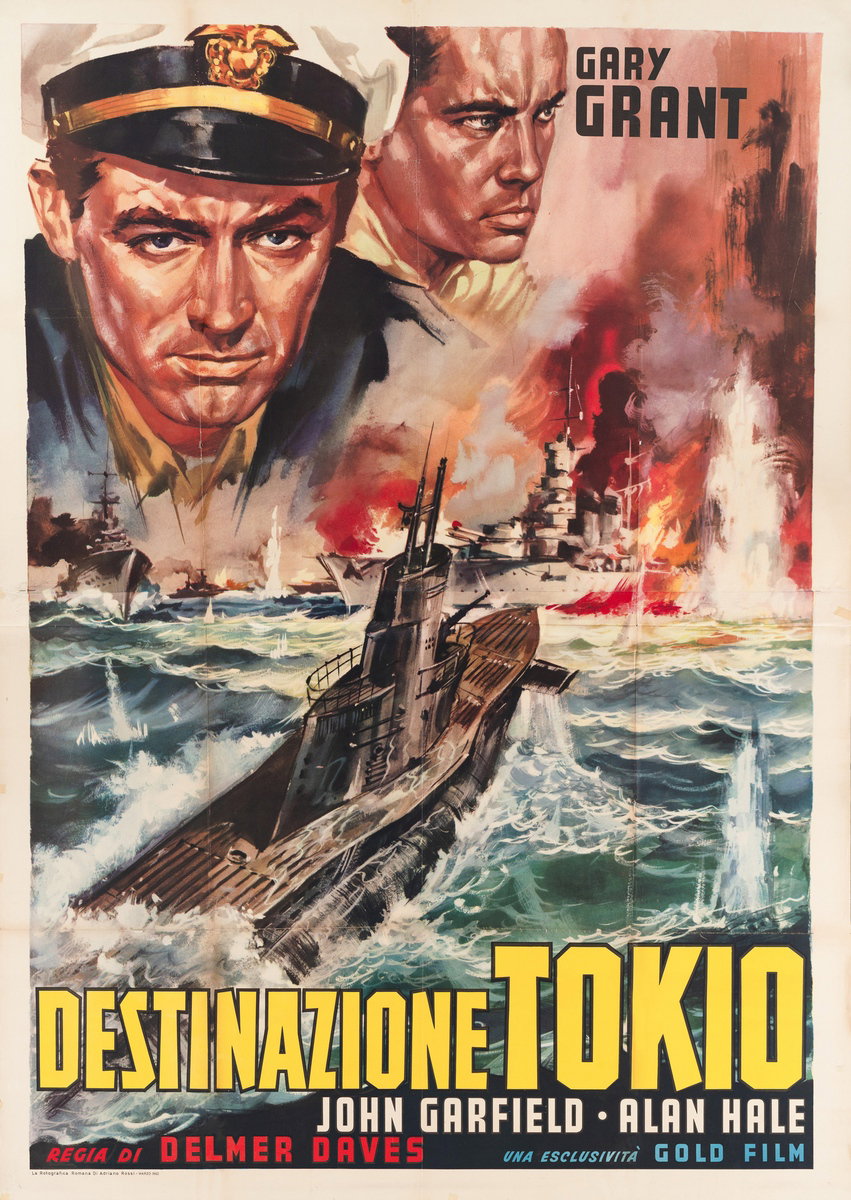Manifesto 2 per il film Destinazione Tokyo (1943)