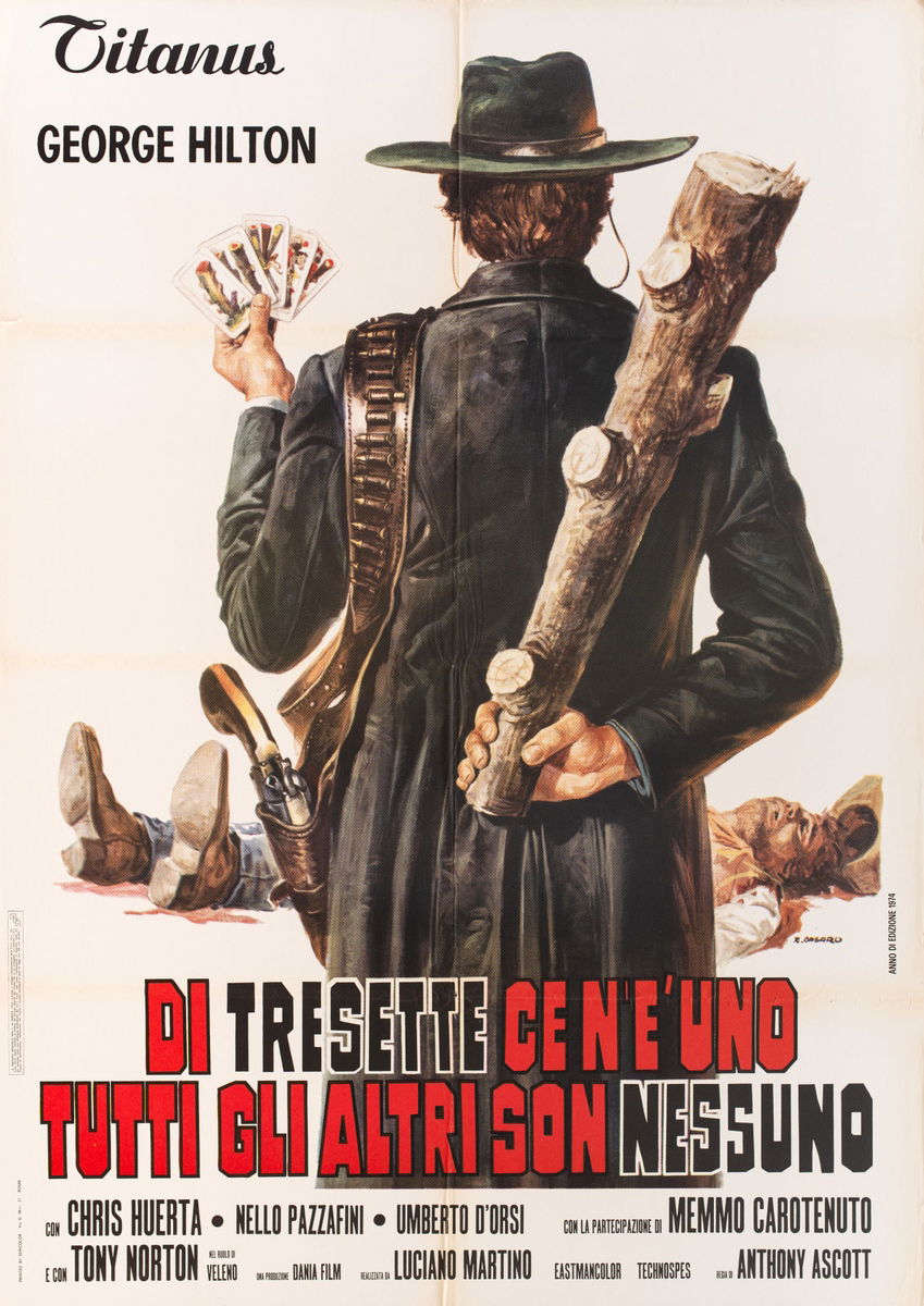 Di Tresette ce n'è uno tutti gli altri son nessuno - Manifesto 1