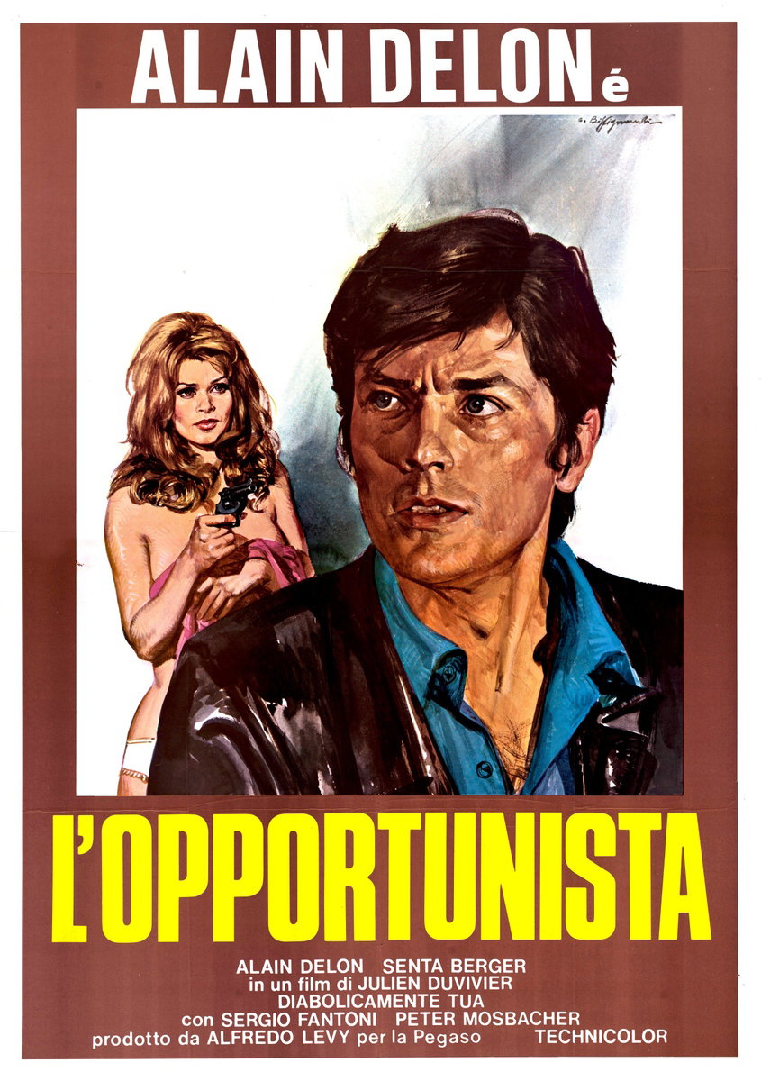 Poster 3 for the film Diabolically Yours (1967), painted by Alessandro Biffignandi