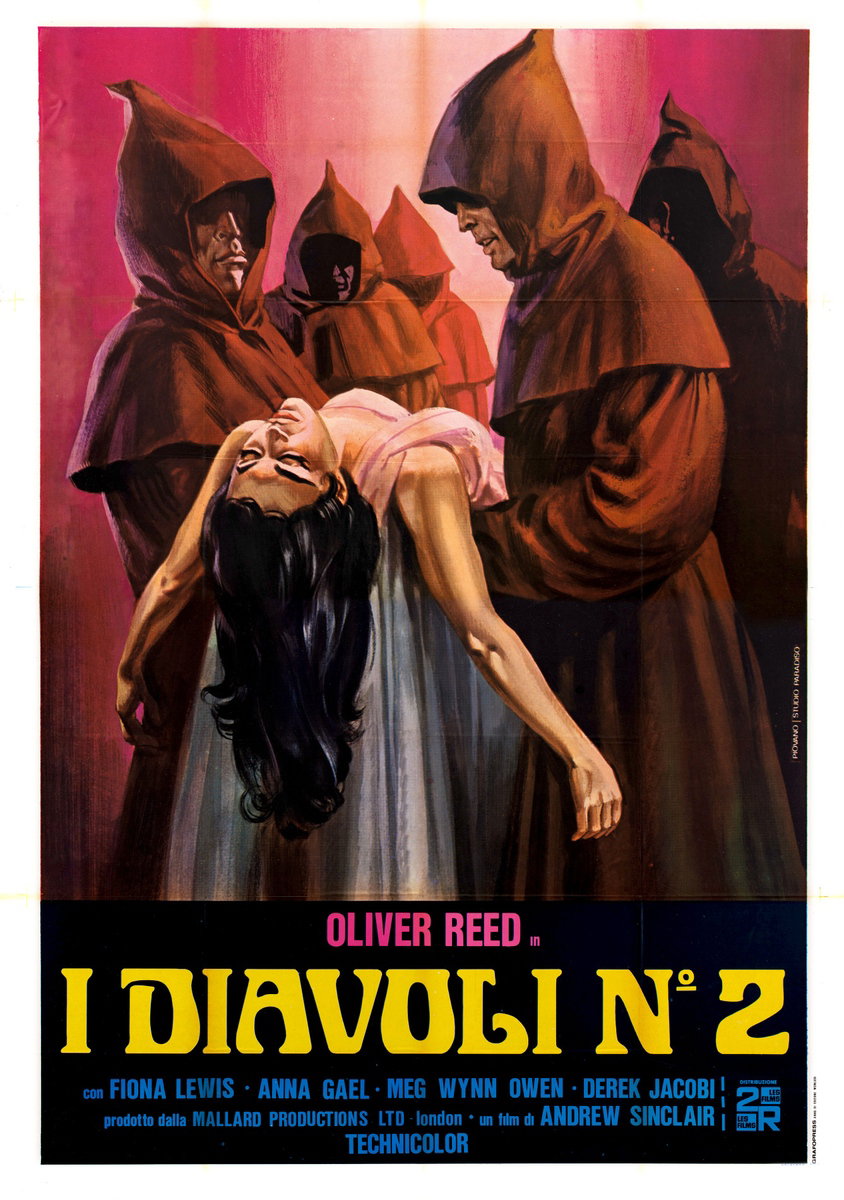 Poster 2 for the film Blue Blood (1974), painted by Mario Piovano
