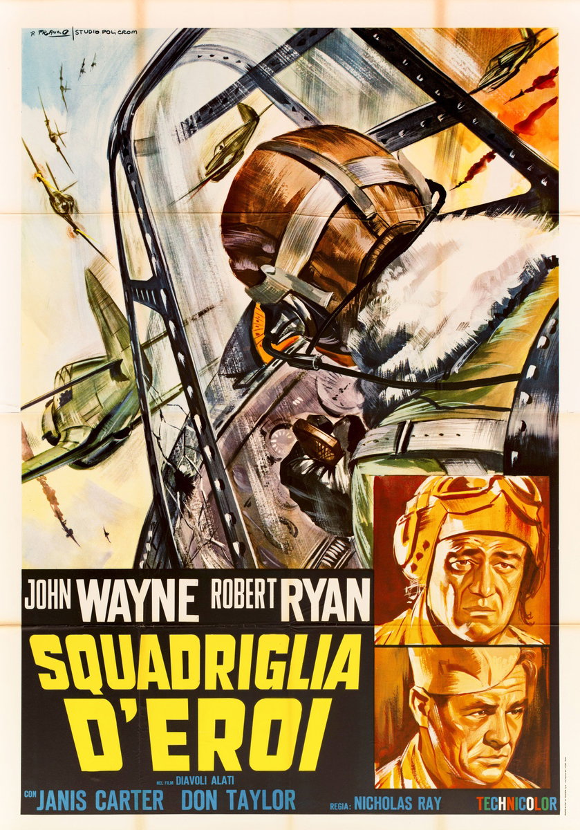 Poster 5 for the film Flying Leathernecks (1951), painted by Franco Picchioni