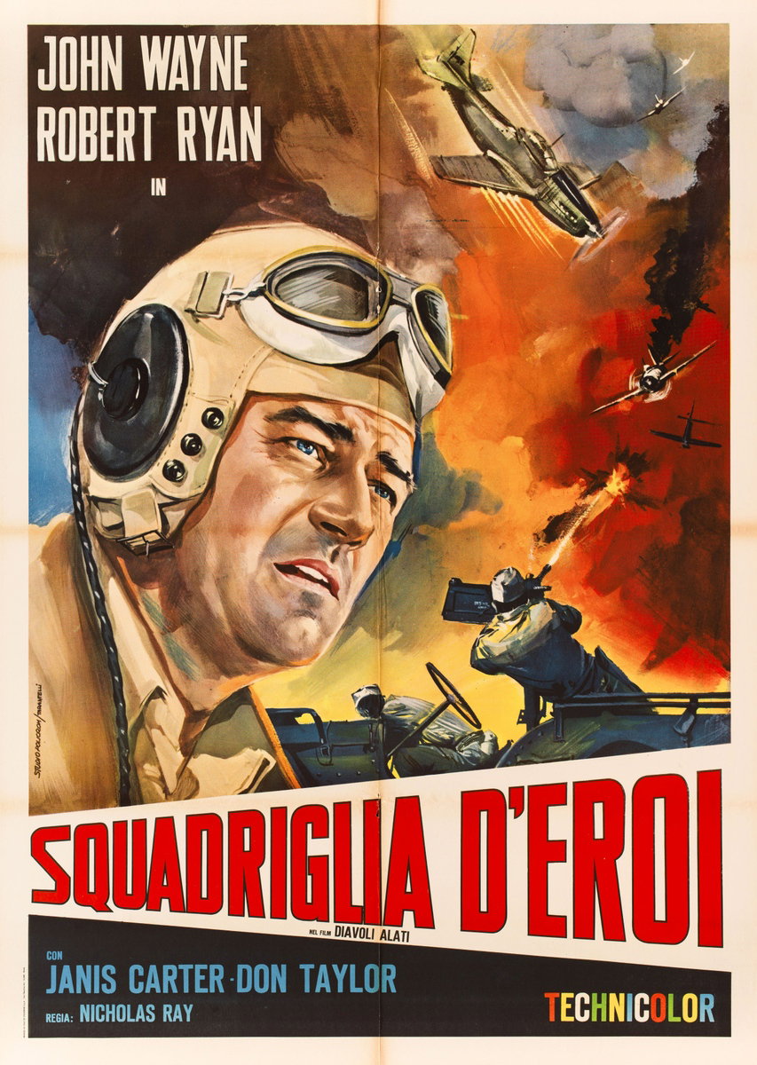Poster 6 for the film Flying Leathernecks (1951), painted by Franco Picchioni