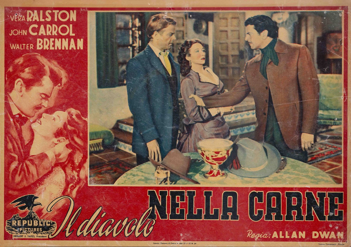 Fotobusta 2 per il film Il diavolo nella carne (1950)