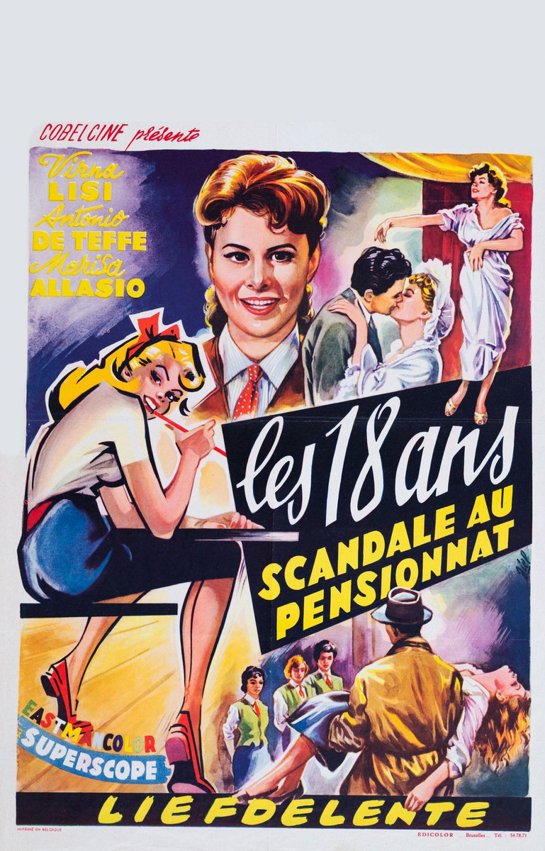 Locandina 2 per il film Le diciottenni (1955)