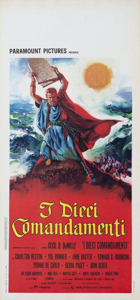 The Ten Commandments - Lobby Card 1