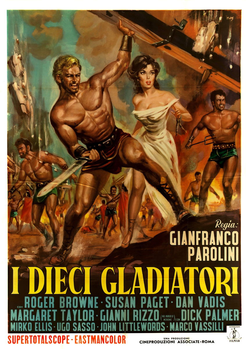 The Ten Gladiators - Poster 1