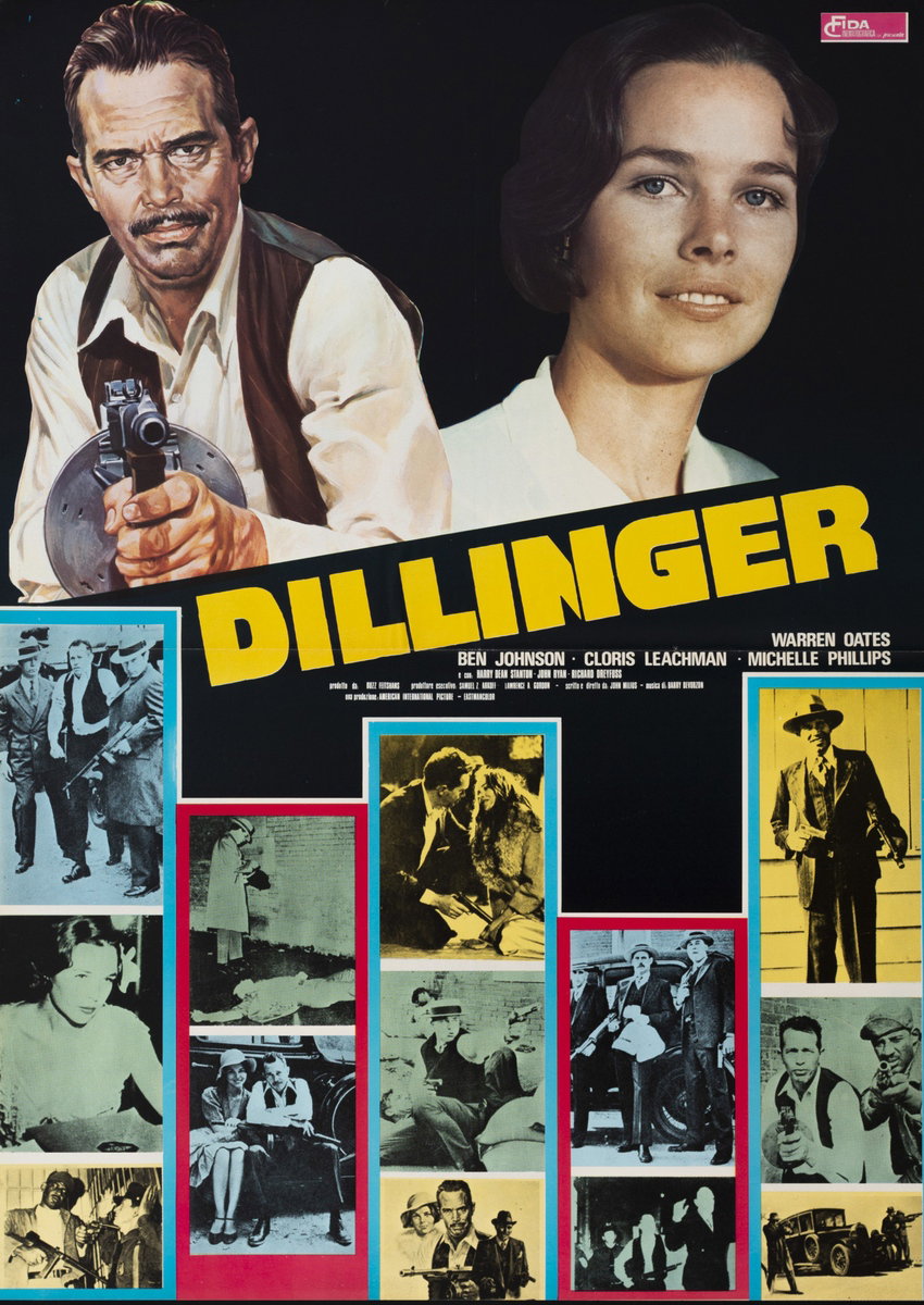 Manifesto 3 per il film Dillinger (1973)