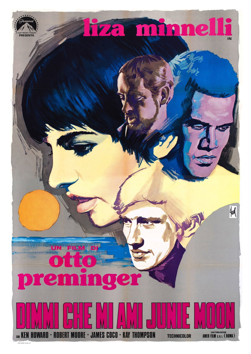 Poster 2 for the film Tell Me That You Love Me, Junie Moon (1970), painted by Giovanni Alessandri (Aller)