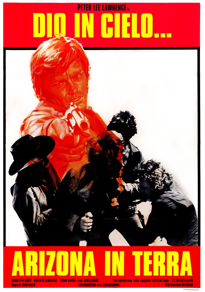 Manifesto 2 per il film Dio in cielo... Arizona in terra (1972)