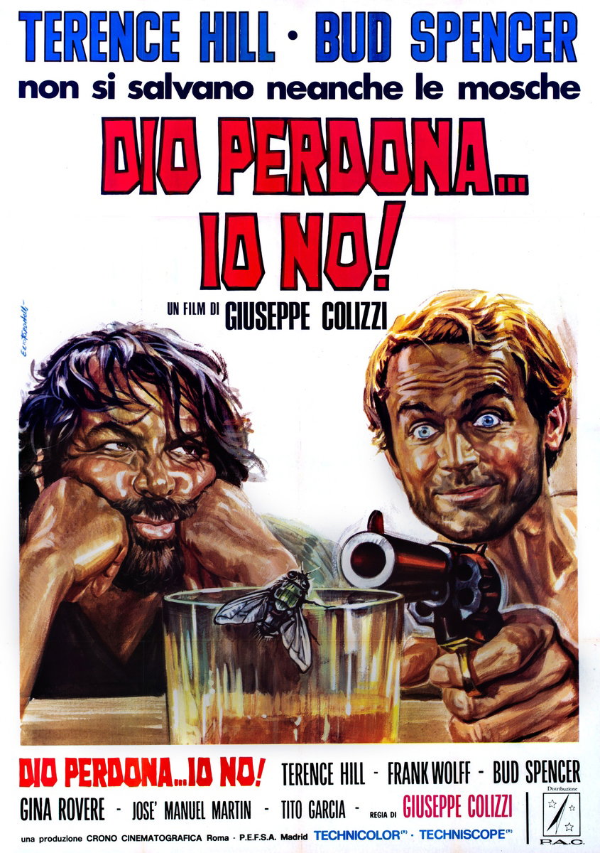 Manifesto 4 per il film Dio perdona... io no! (1967), dipinto da Ezio Tarantelli