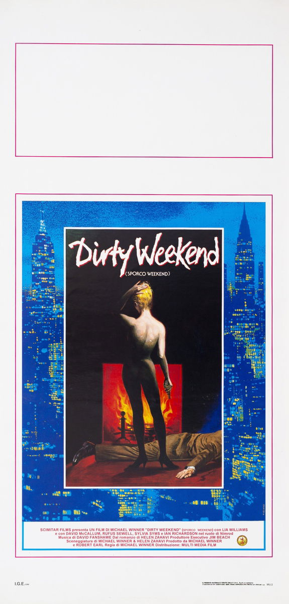 Dirty Weekend - Sporco weekend - Locandina 1