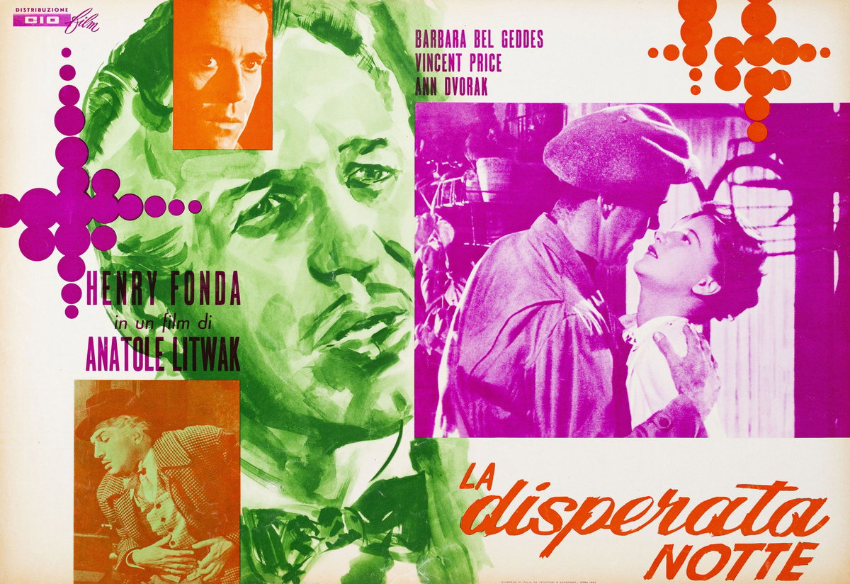 Fotobusta 3 per il film La disperata notte (1947)