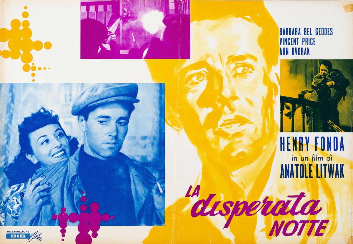 Fotobusta 4 per il film La disperata notte (1947)