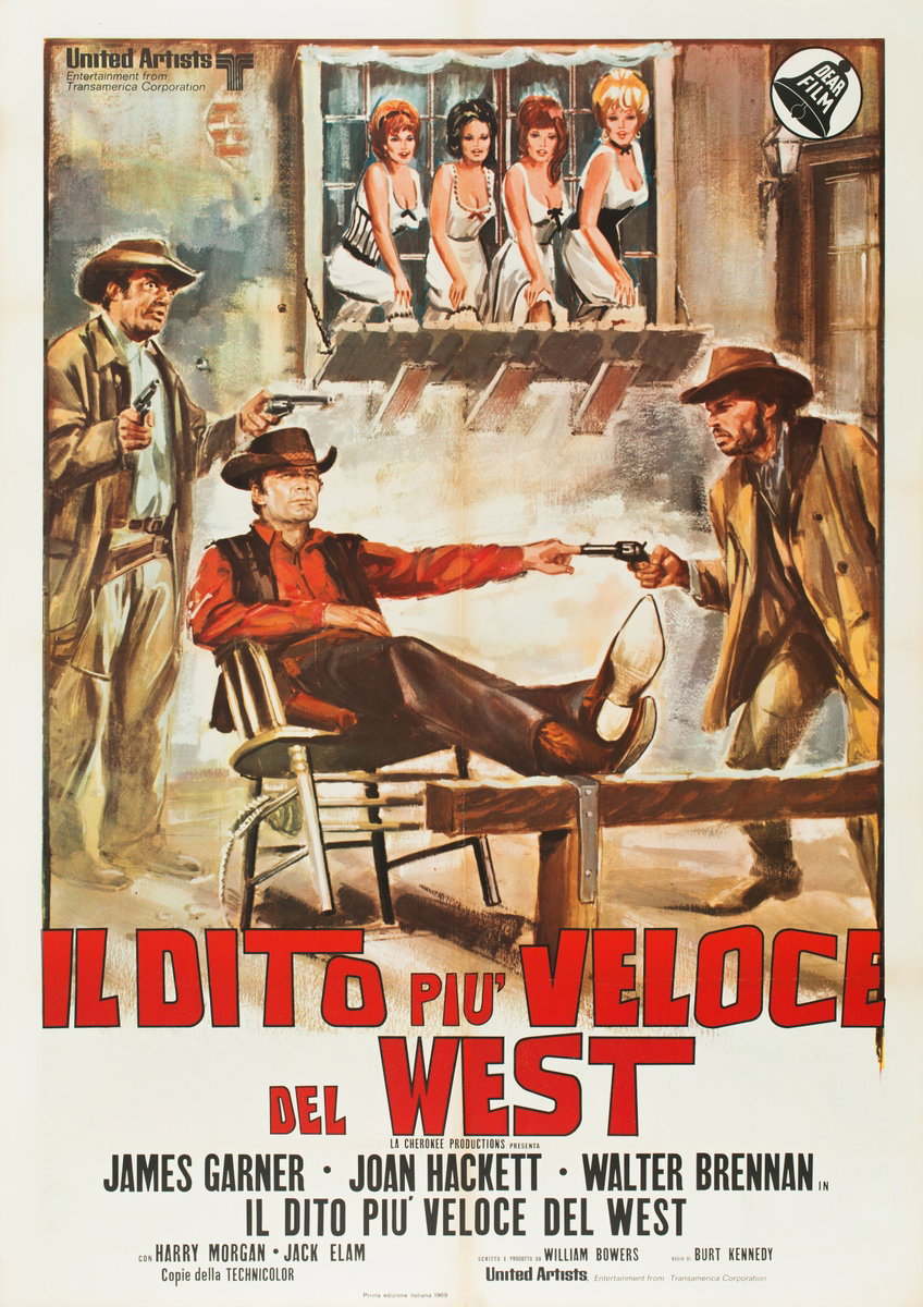 Manifesto 2 per il film Il dito più veloce del West (1969)