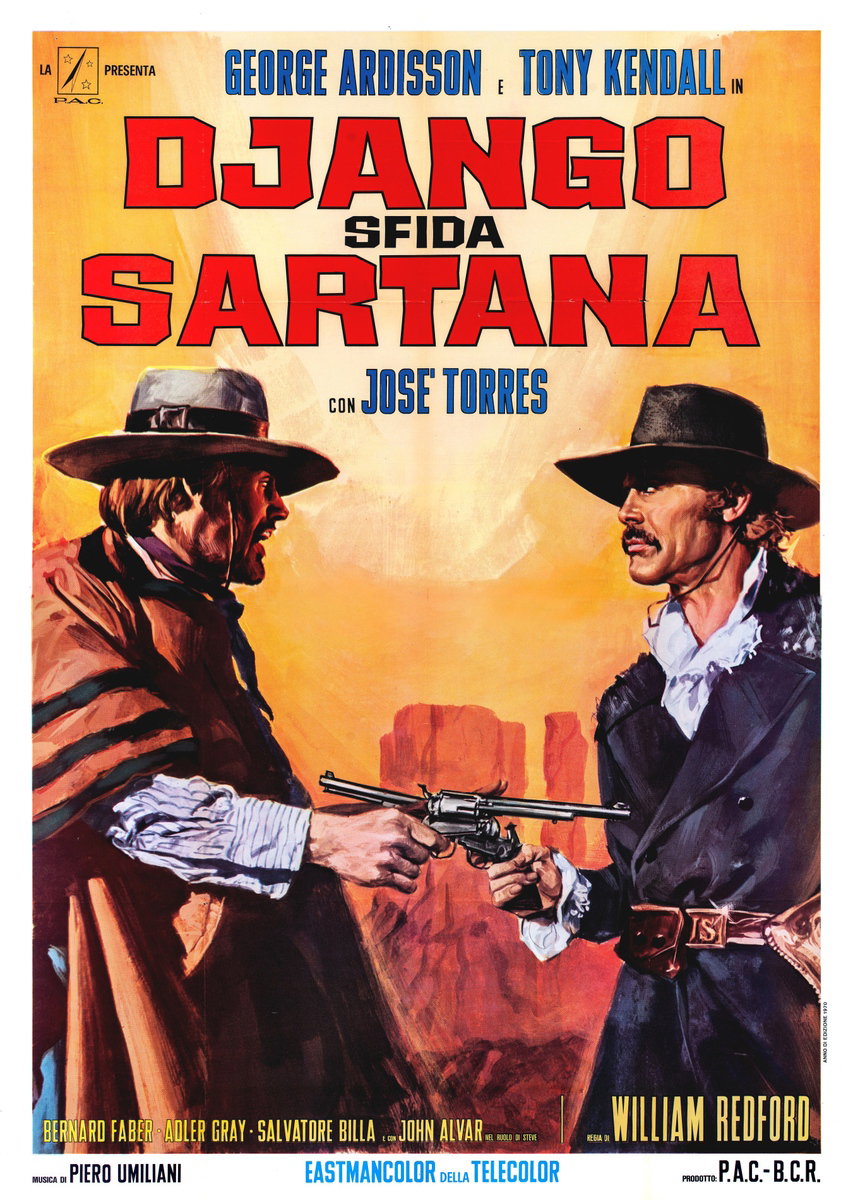 Poster 2 for the film Django Challenges Sartana (1970)