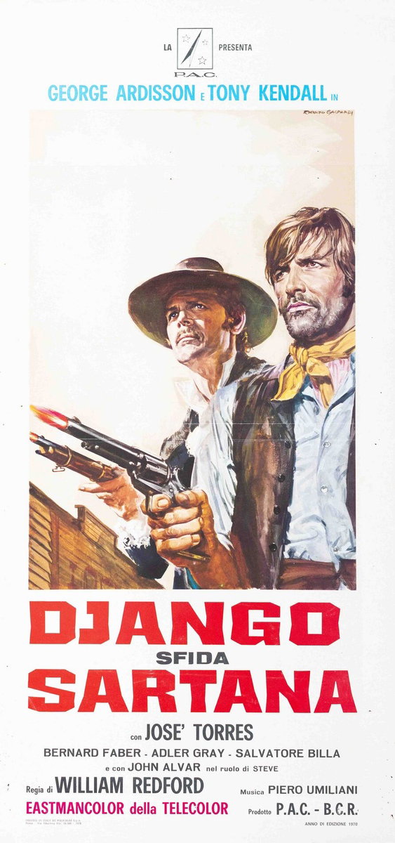 Locandina 2 per il film Django sfida Sartana (1970)