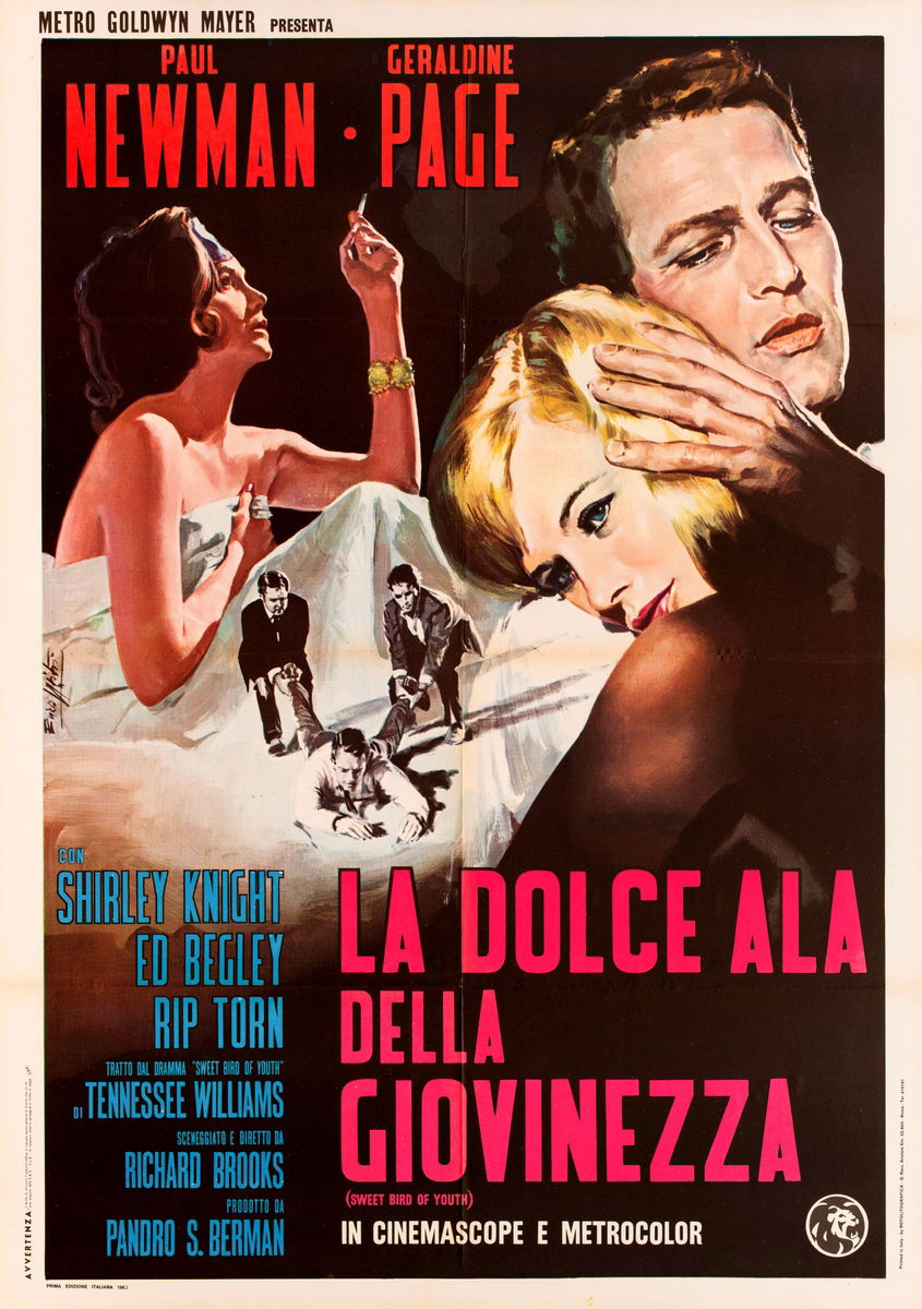 La dolce ala della giovinezza - Manifesto 1