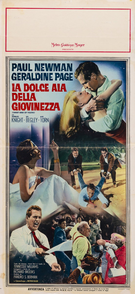 Locandina 2 for the film Sweet Bird of Youth (1962)