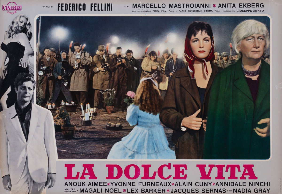 Lobby Card 2 for the film La Dolce Vita (1960)