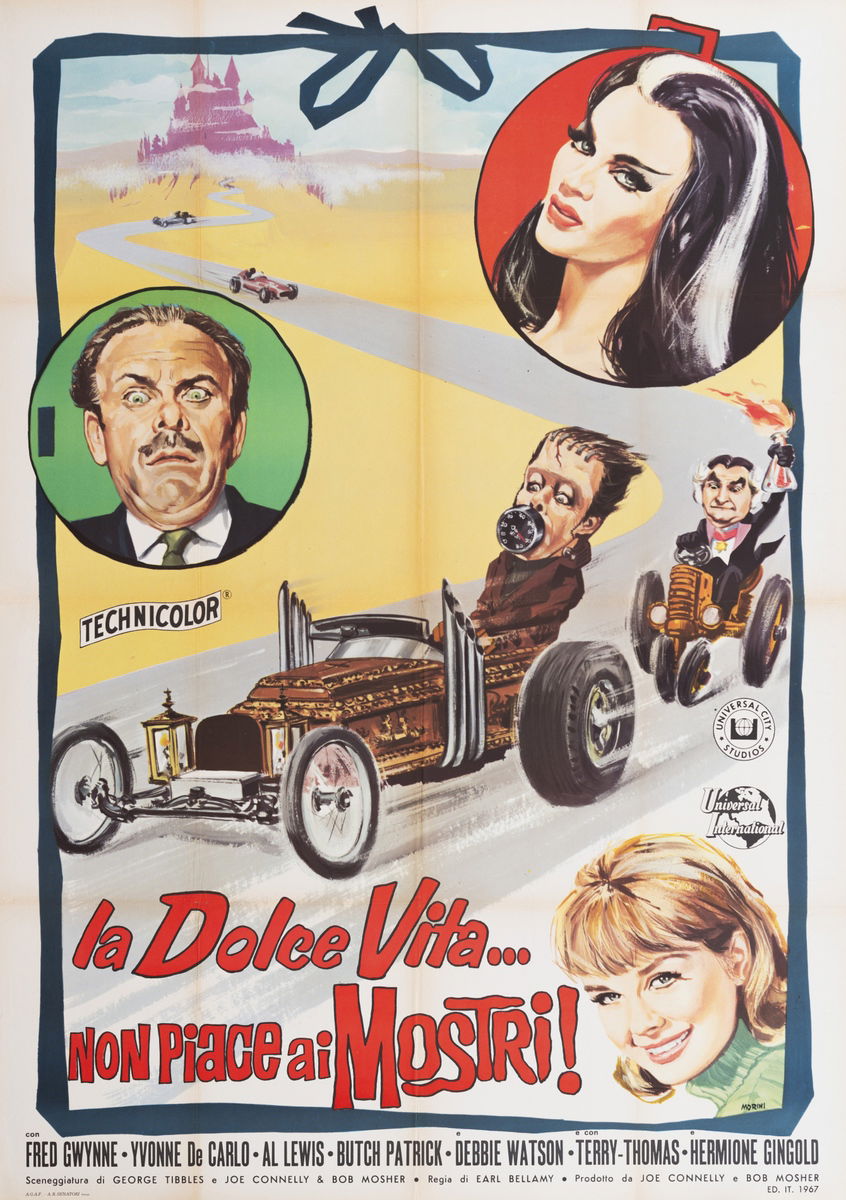 La dolce vita... non piace ai mostri - Manifesto 1