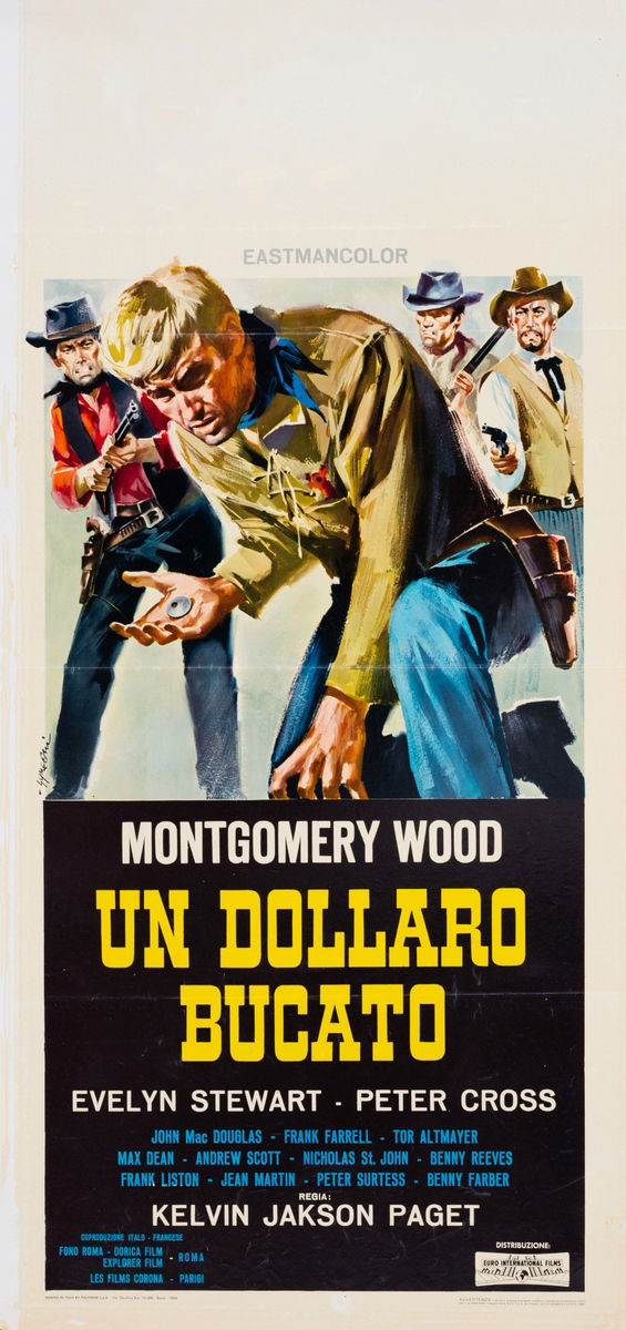 Un dollaro bucato - Lobby Card 1