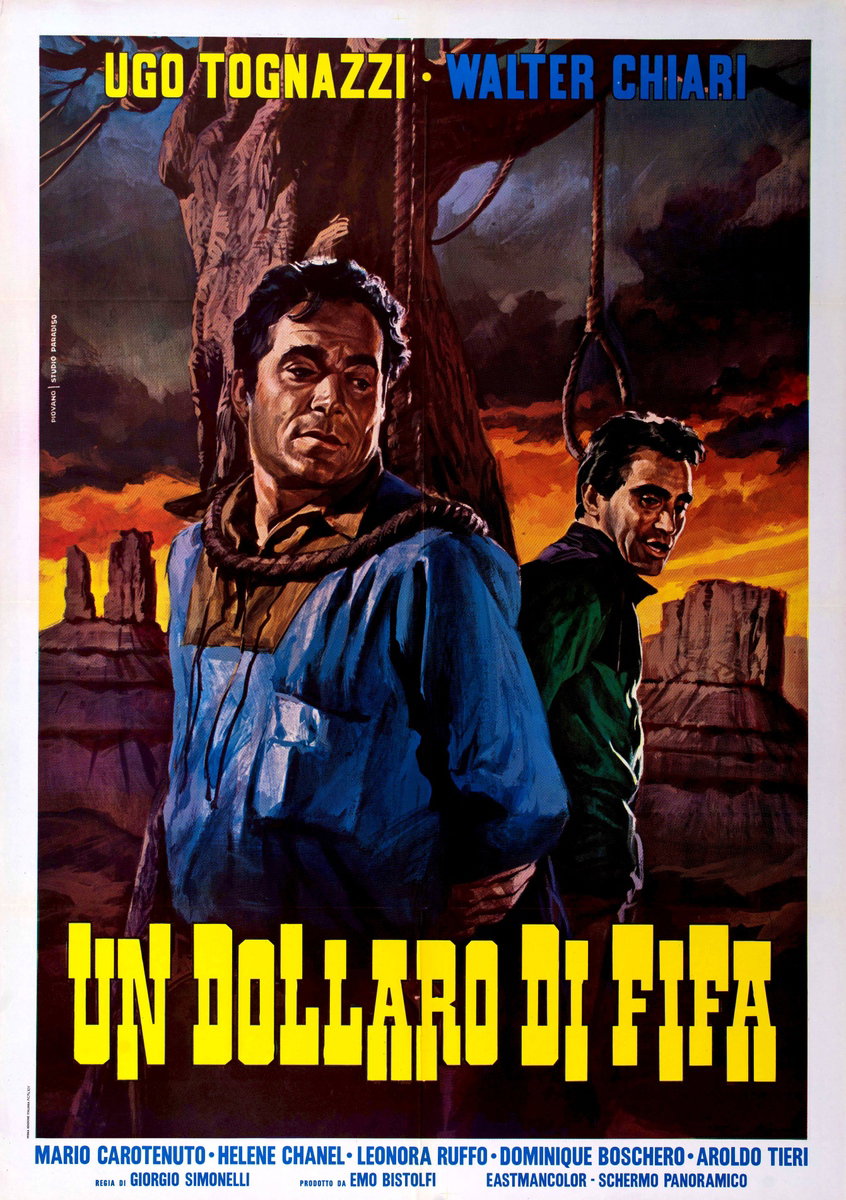 Poster 2 for the film A Dollar of Fear (1960), painted by Mario Piovano