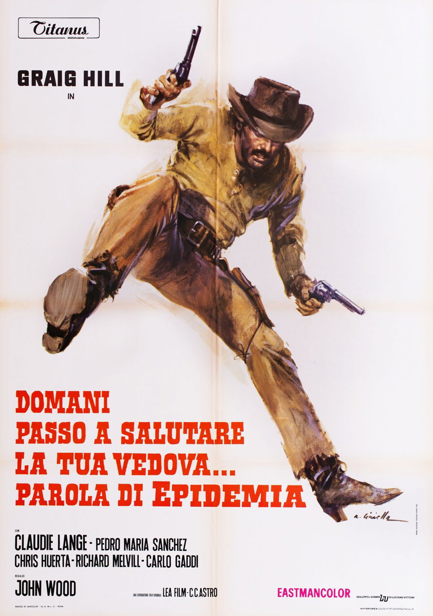 Domani passo a salutare la tua vedova... parola di Epidemia - Manifesto 1