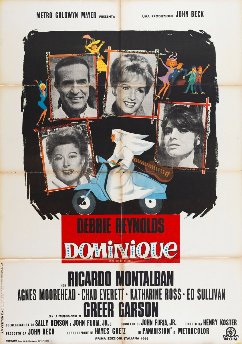 Poster 3 for the film The Singing Nun (1966)