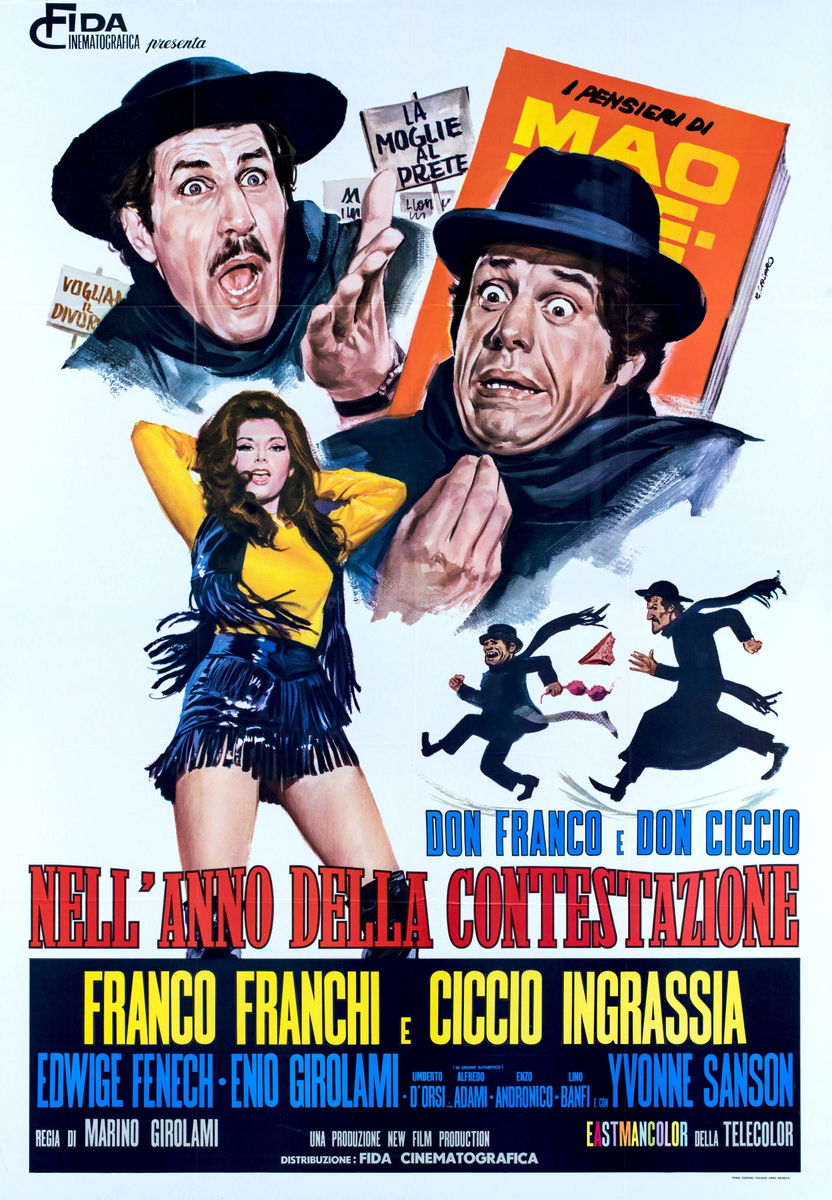 Don Franco e Don Ciccio nell'anno della contestazione - Manifesto 1