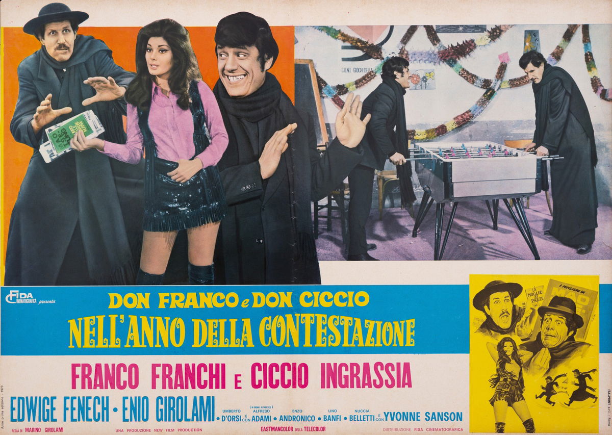 Don Franco and Don Ciccio in a Year of Protest - Fotobusta 1