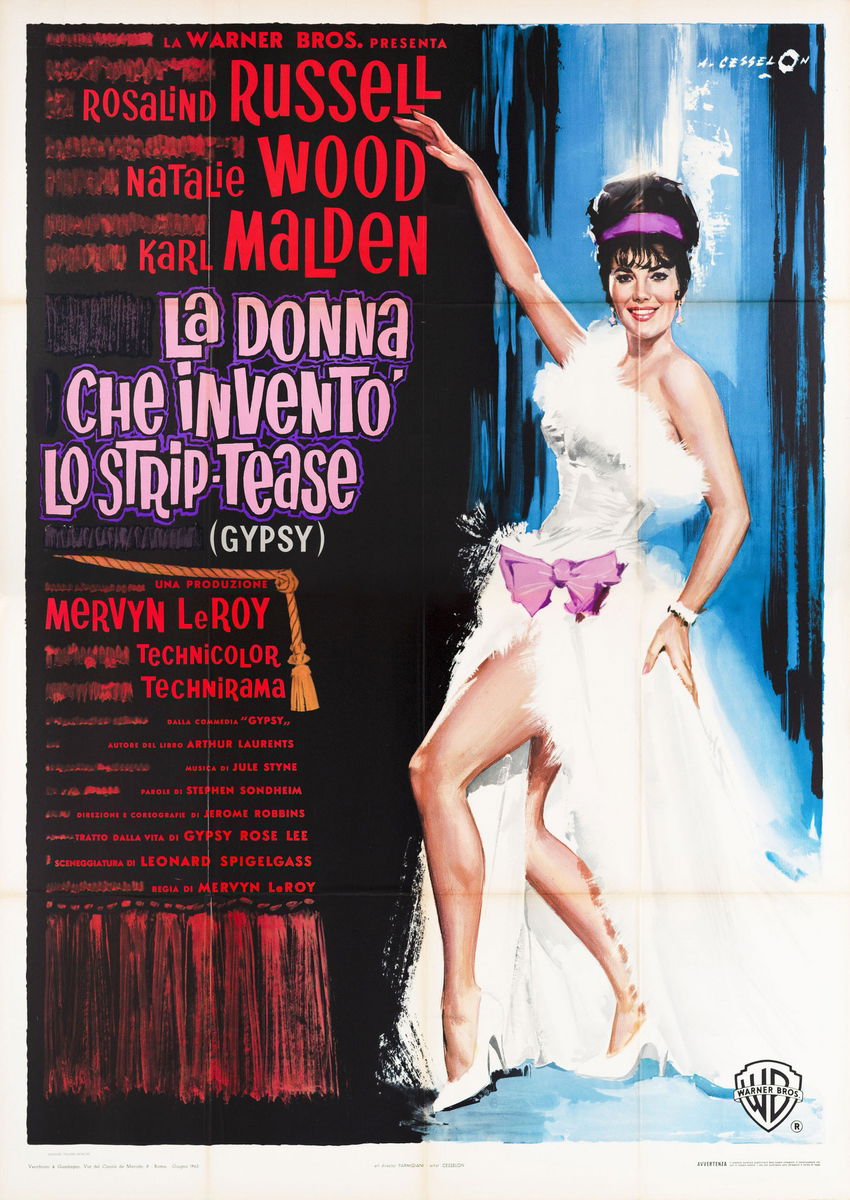 La donna che inventò lo strip-tease - Manifesto 1