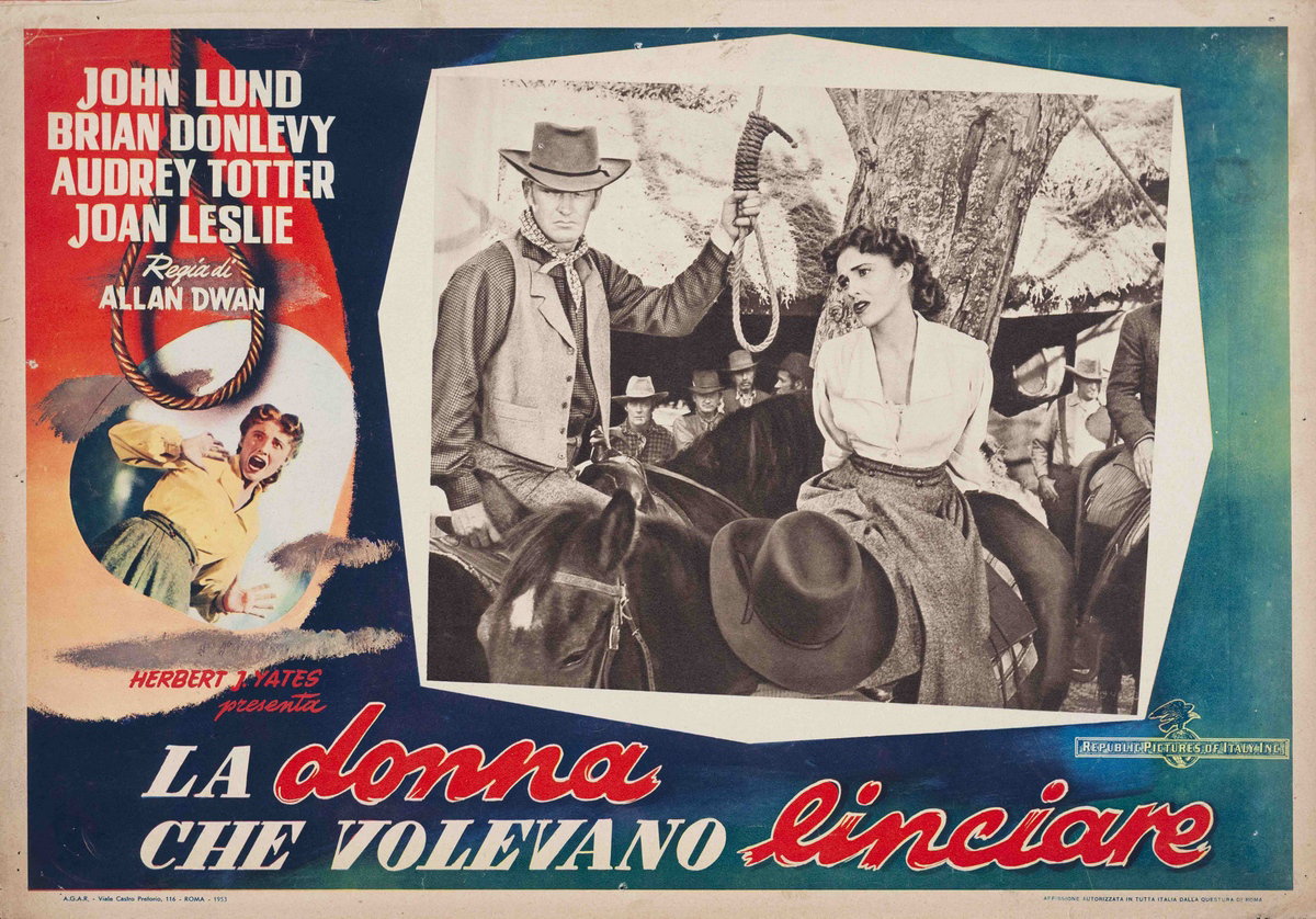 Lobby Card 3 for the film Woman They Almost Lynched (1953)