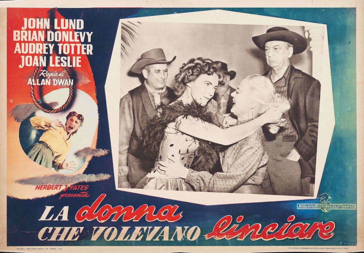Lobby Card 2 for the film Woman They Almost Lynched (1953)